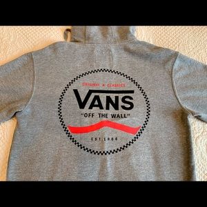 VANS GRAY HOODIE